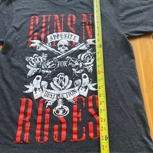 Guns N' Roses Mens Official Licensed Appetite For Destruction Skull  T-Shirt M - Picture 8 of 8